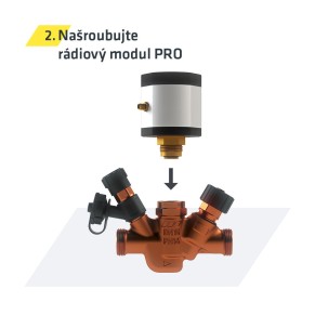 Upgrade Multi-Therm-Pro - našroubování rádiového modulu Multi-Therm-Pro | Kemper Group