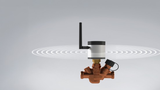 View Multi-Therm-Pro on a balancing valve with radio waves | Kemper Group