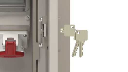 TRESOR closeup Halbzylinderschloss