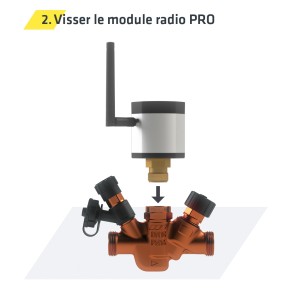 Passage à MULTI-THERM PRO – Visser le module radio MULTI-THERM PRO | Groupe Kemper