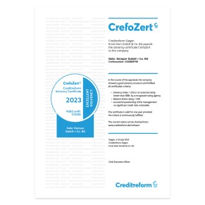 Crefo Certificate