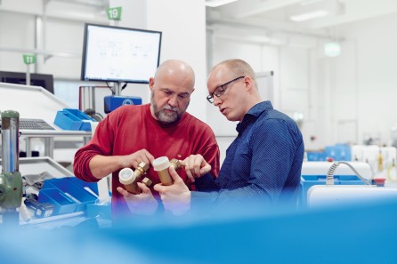 Collaborateurs à l&#39;usine 