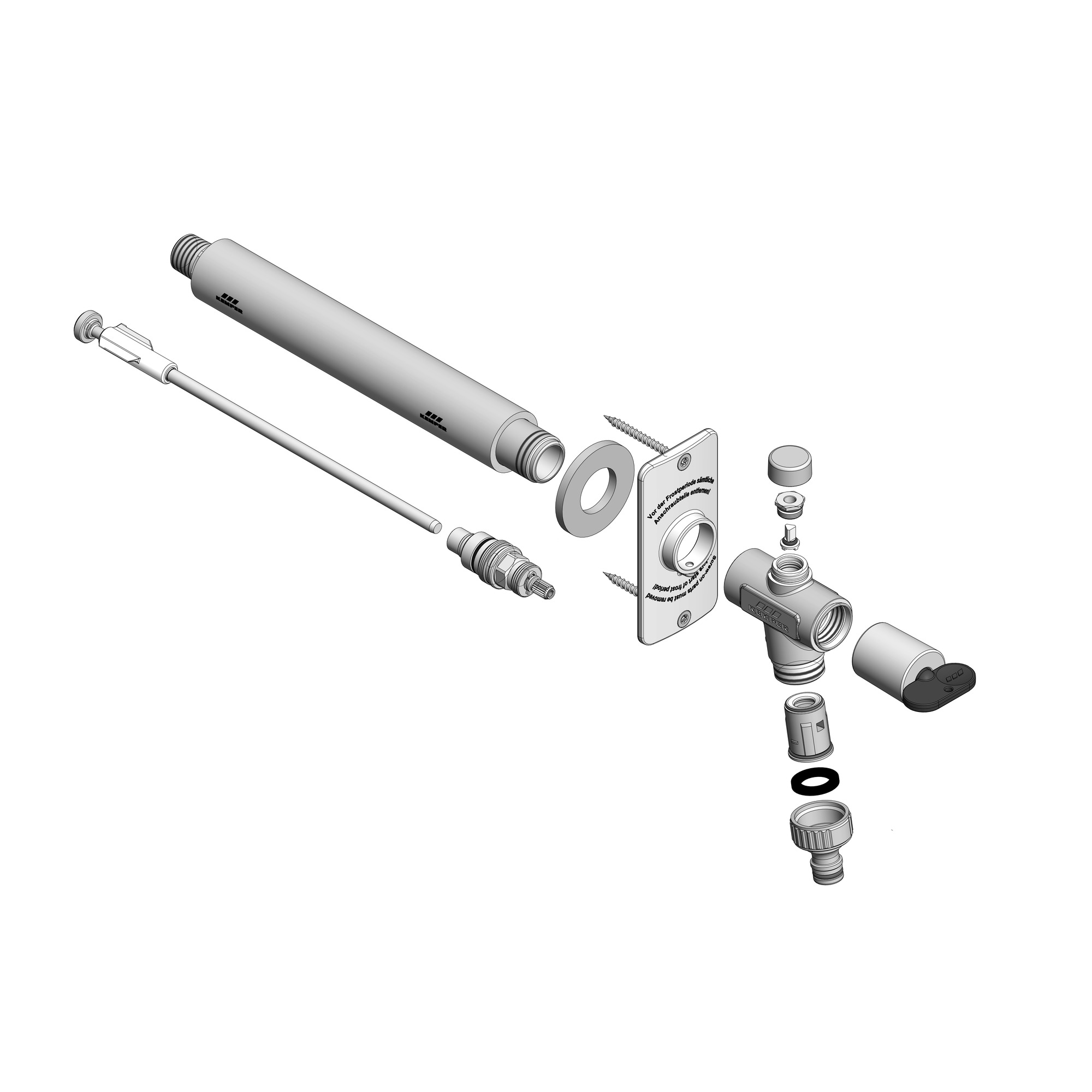 FROSTI® Armature extérieure antigel Figure 579 02 (fabrication à partir de 2024)