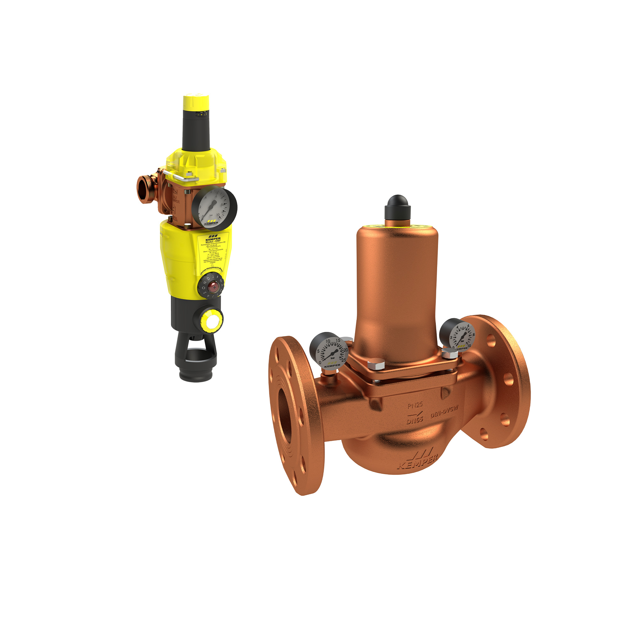Pressure Reducing Valves and Filter