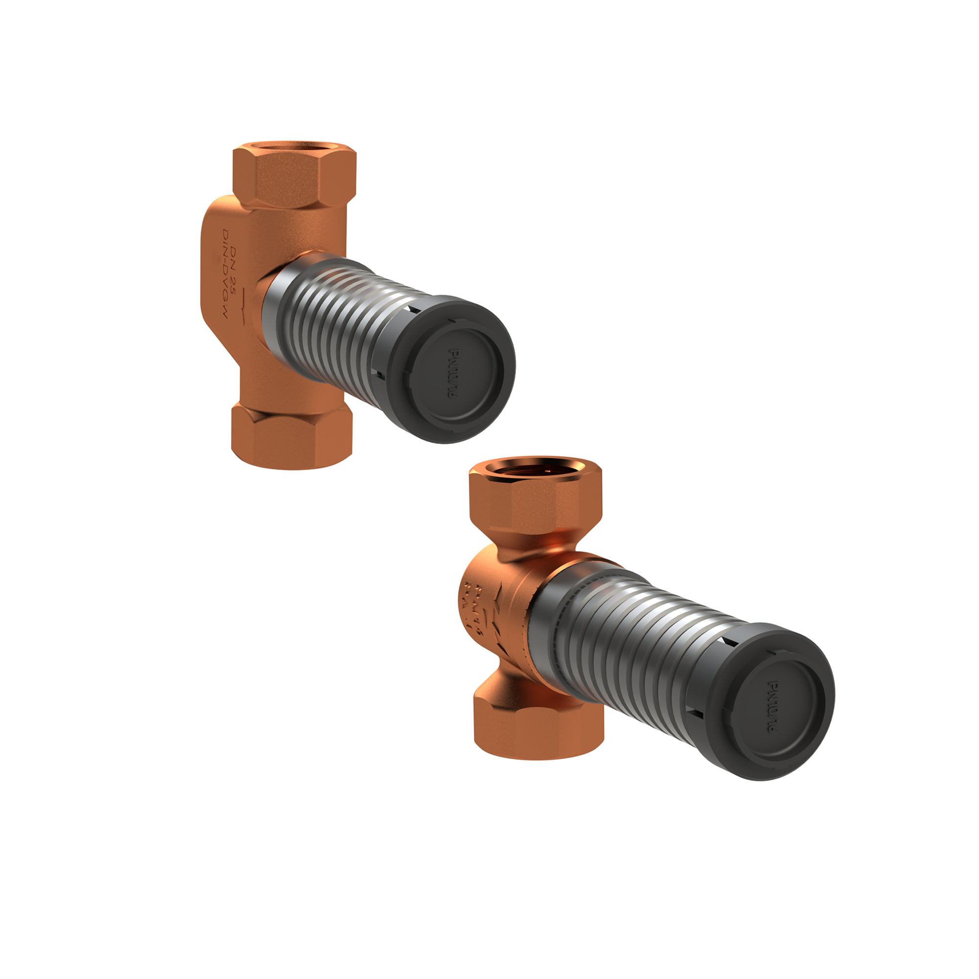 Flush-mounted valves