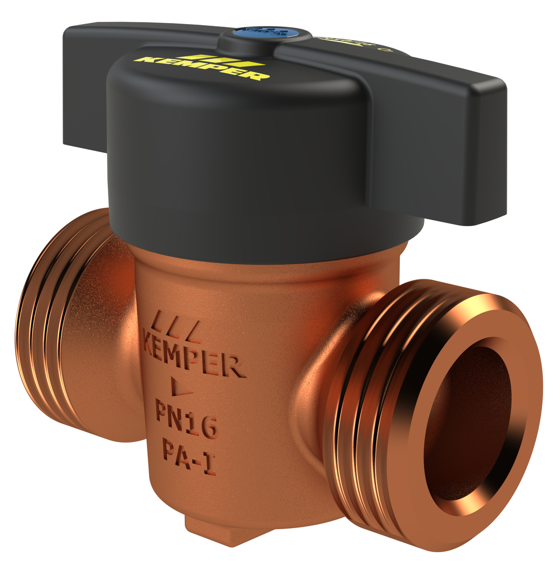 quarter turn stop valve, union thread, figure 386 0G