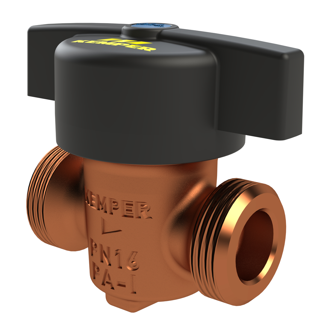 quarter turn stop valve, union thread, figure 386 0G