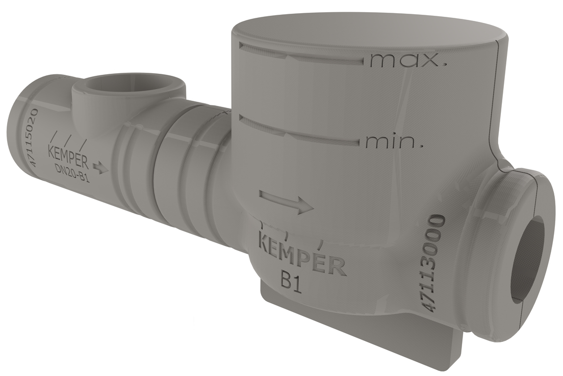 insulation shell for stop valve water meter combinations CLASSIC VAV, figure 471 17