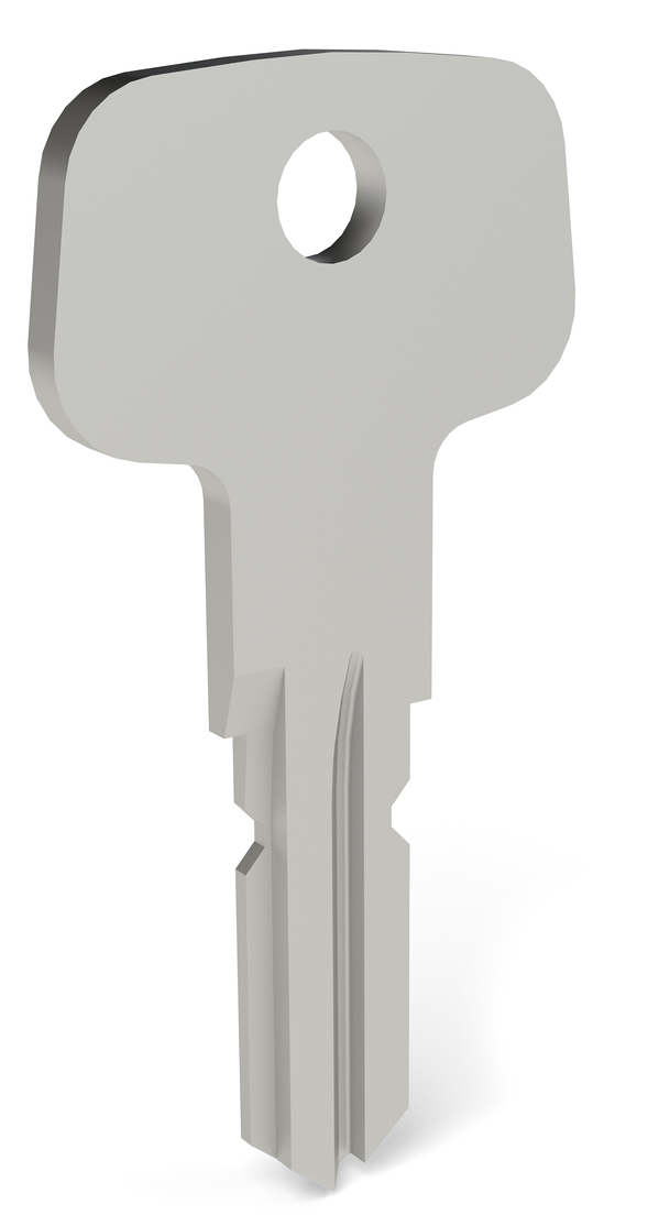 dismantling key for lockable operating handle, figure 575 01 003