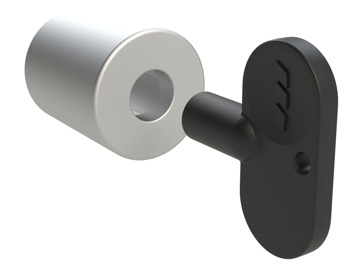 FROSTI® socket key operated head part with socket key, figure 578 00 001