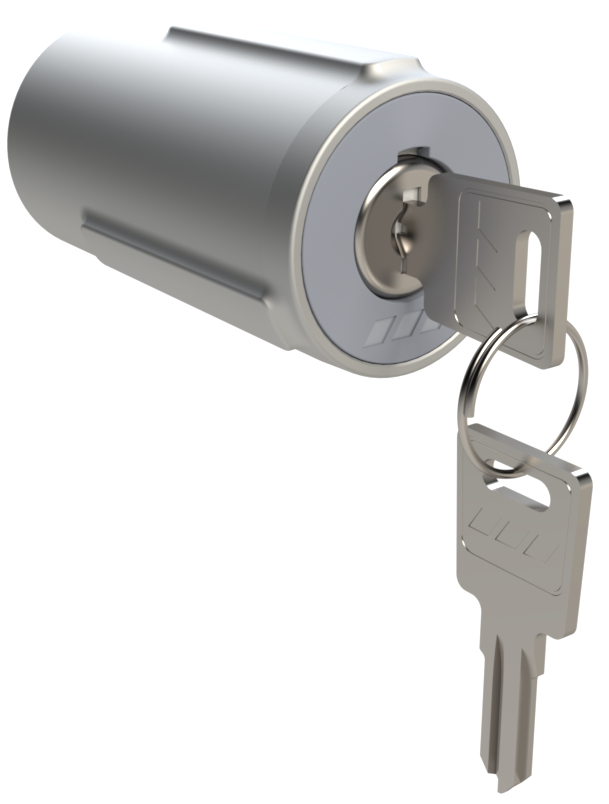 Maniglia di comando con serratura FROSTI®, con chiave identica, Figura 578 02 003