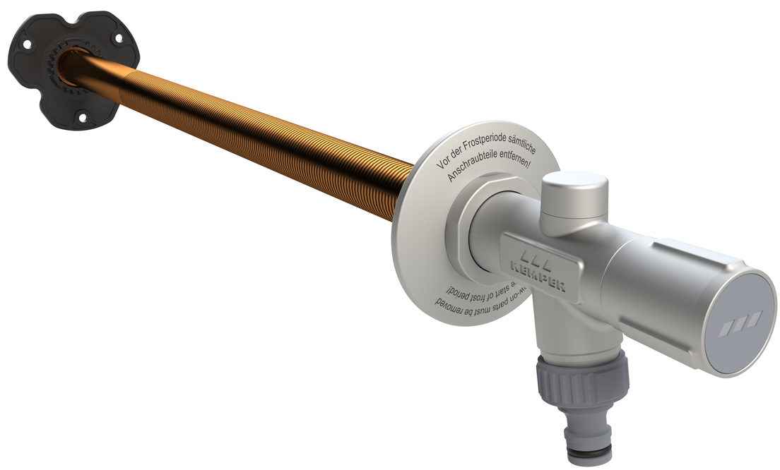 FROSTI® XL frost-proof outdoor valves, with operating handle, XL construction set version, figure 578 05