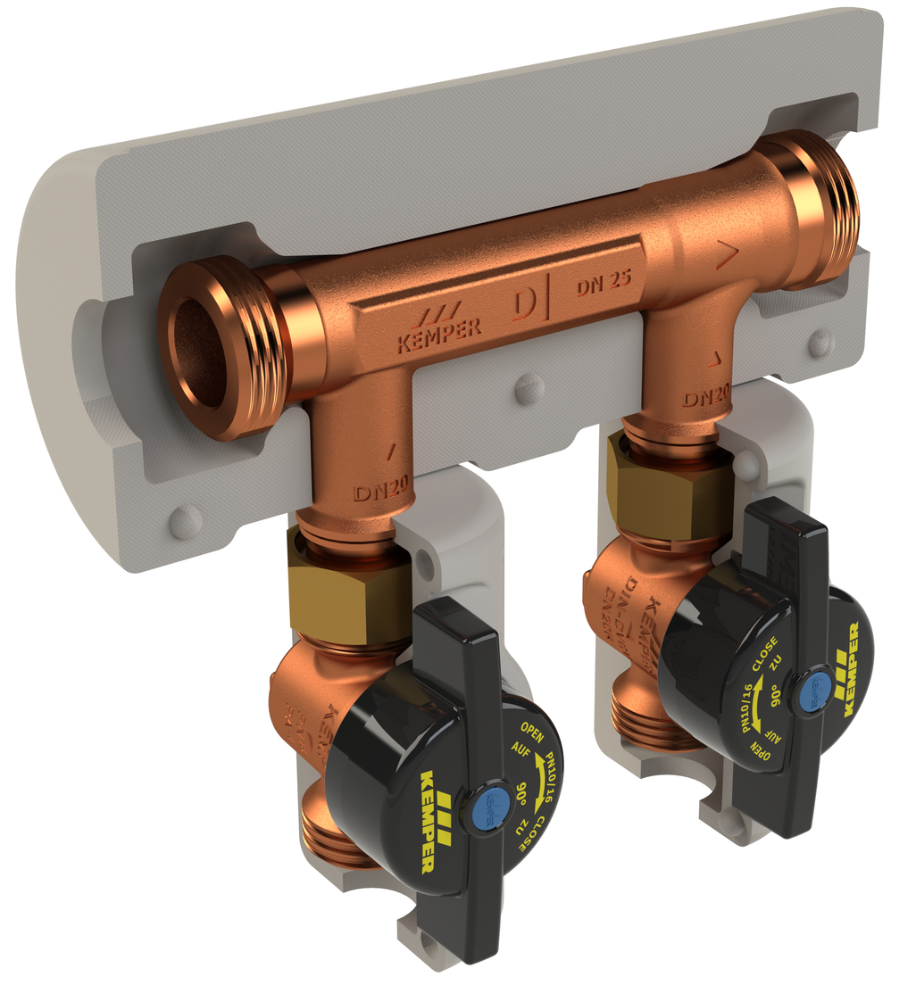 KHS Flow-Splitter unit - dynamic, union thread, figure 650 02