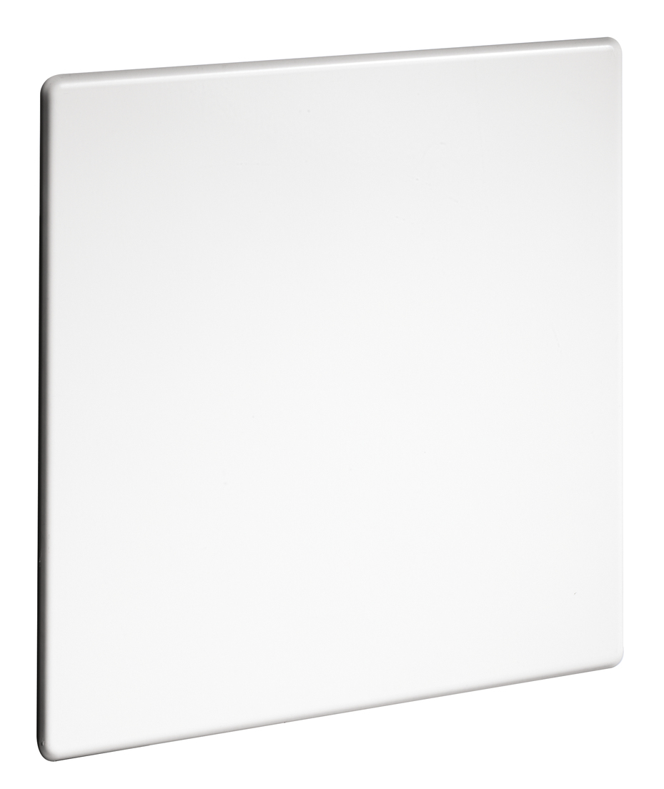 Abdeckplatte aus Kunststoff, weiß, für Absperr-WZ-Kasten, Figur 870 00 004