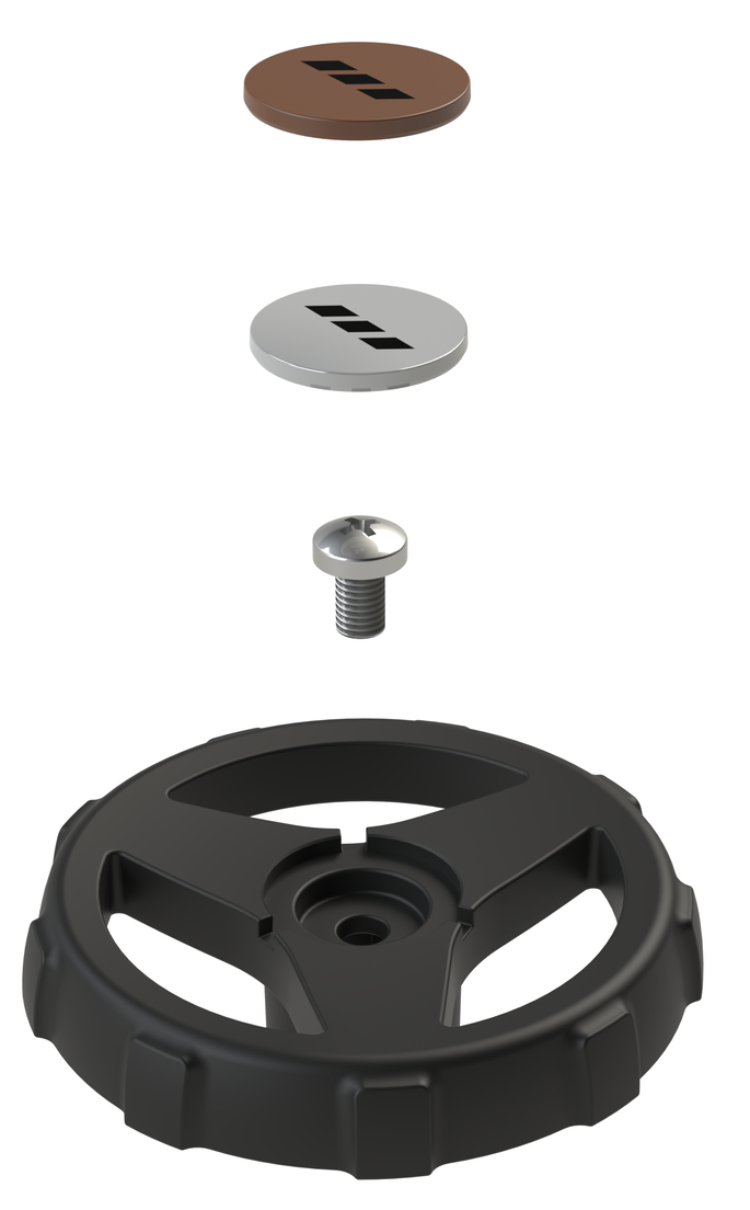 Set handwielen, figuur 999 00