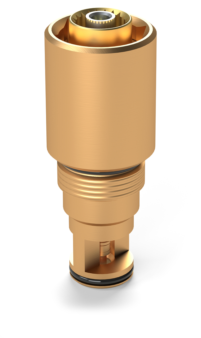 Ventiloverdel, regulering 62-64 °C til ETA-THERM termostatisk reguleringsventil, Figur E0109 540 01