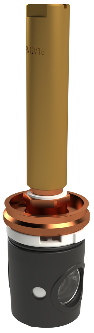 Innenoberteil für KHS Vollstrom-Absperrventile mit Stellantrieb, mit Durchflussbegrenzer 10 l/min, Figur E0120 696 01 015